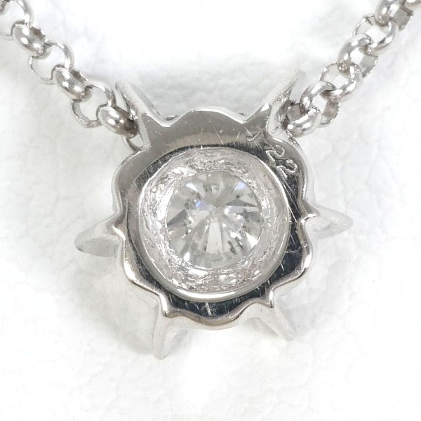 PT PT850 ネックレス ダイヤ 0.22 SI1 鑑定書 約40cm ジュエリー 中古 PT PT850 ネックレス ダイヤ 0.22 SI1 鑑定書 約40cm ジュエリー 中古