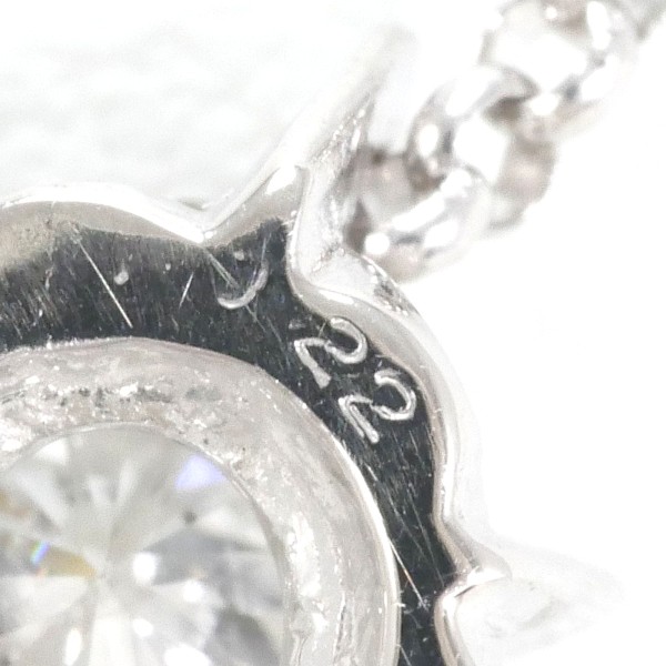 PT PT850 ネックレス ダイヤ 0.22 SI1 鑑定書 約40cm ジュエリー 中古 PT PT850 ネックレス ダイヤ 0.22 SI1 鑑定書 約40cm ジュエリー 中古