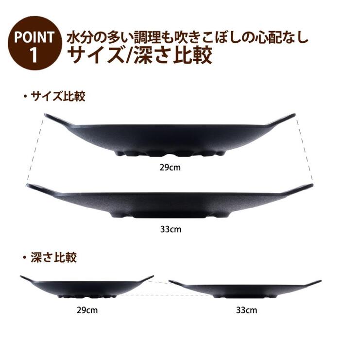 JHQ 鉄板マルチグリドル 深型 29cm 1個セット (ジェイエイチキュー グリルパン 木製グリップ 鍋敷き 収納ケース 専用ガラス蓋) JHQ 鉄板マルチグリドル 深型 29cm 1個セット (ジェイエイチキュー グリルパン 木製グリップ 鍋敷き 収納ケース 専用ガラス蓋)