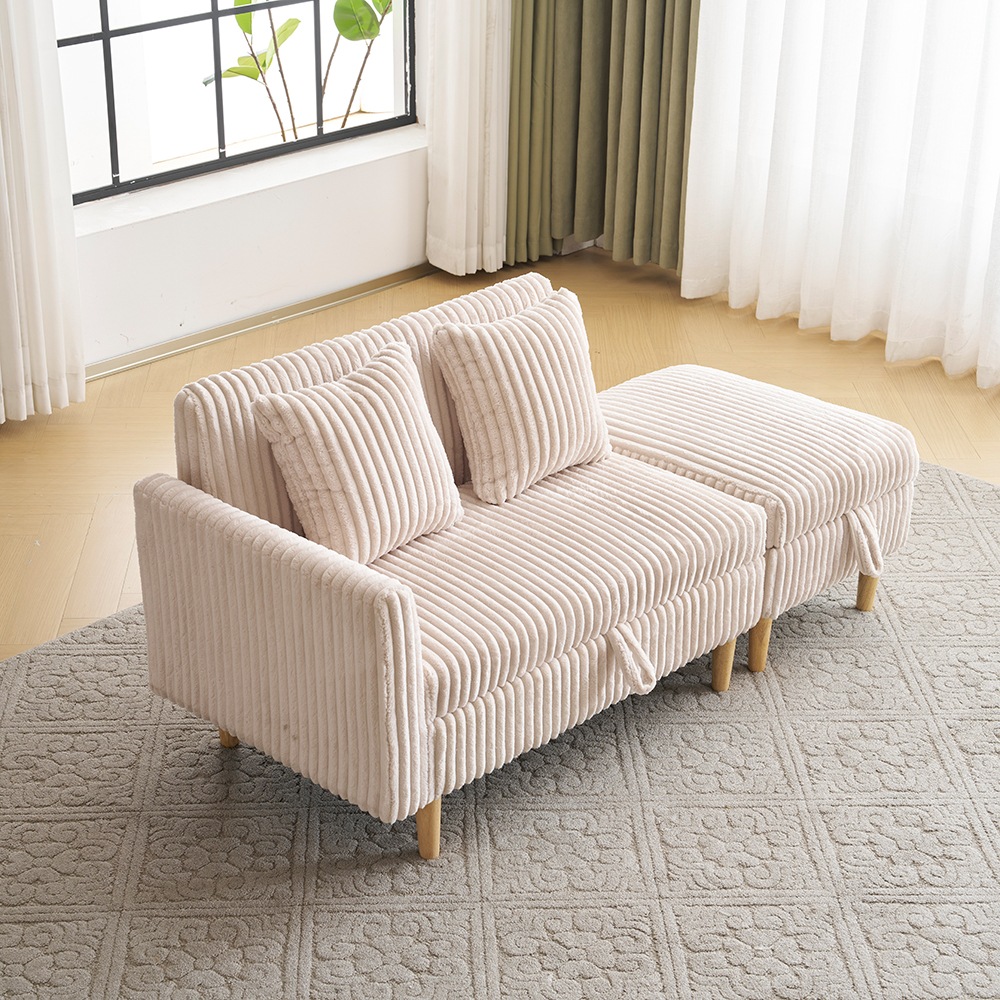 ソファカチン ソファー ソファーベッド 3P 3人掛けソファ 収納付き オードマン付き ふわふわ 可愛い外観 組み合わせソファ 肌にやさしい 冬用