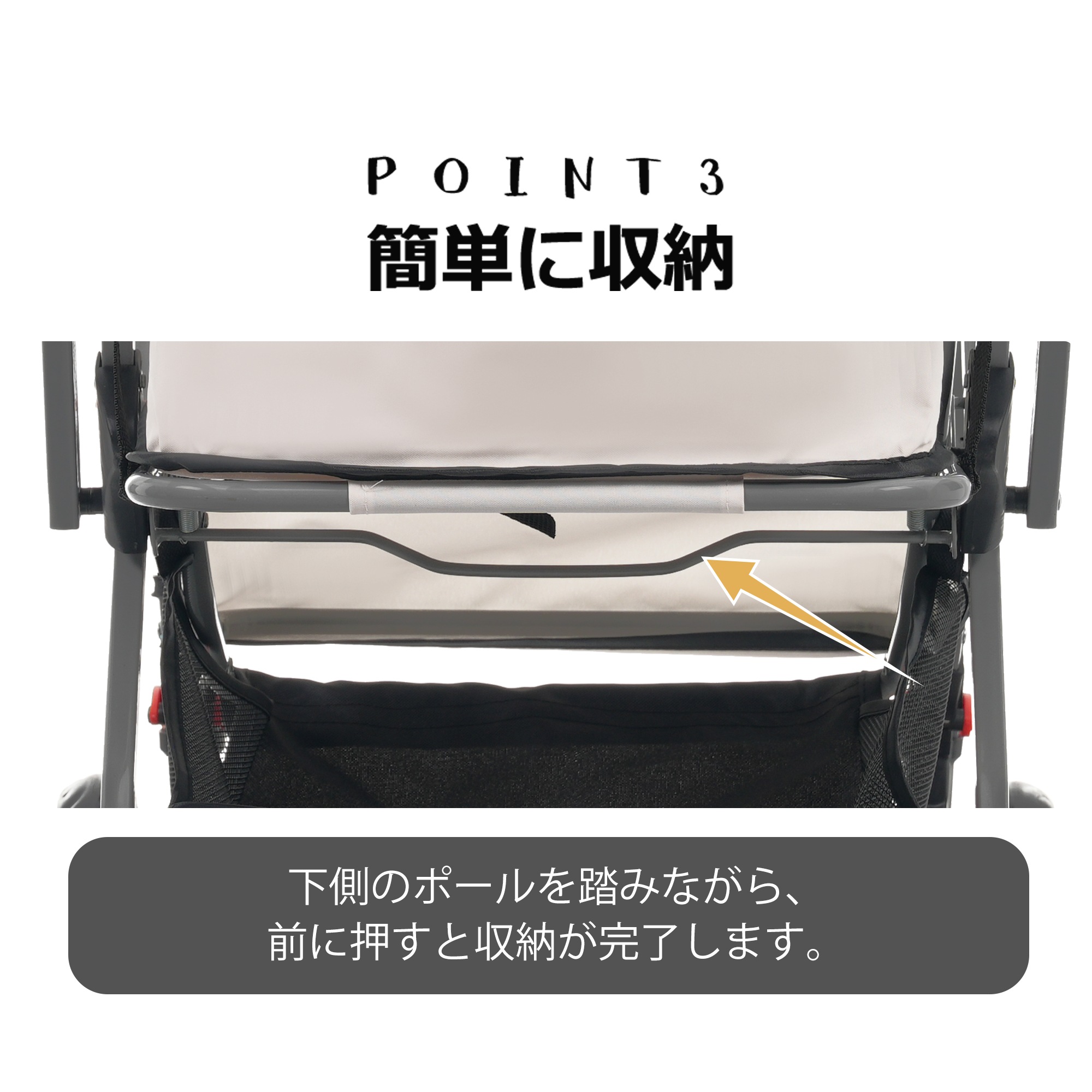 【当日出荷/262】ペットカート 対面式 折りたたみ 多頭 中型犬 小型犬 猫 2way 軽量 組立簡単 工具不要 介護用 ドッグカート ペットバギー 犬 猫 動物 ペット用品 【カーキ】_12