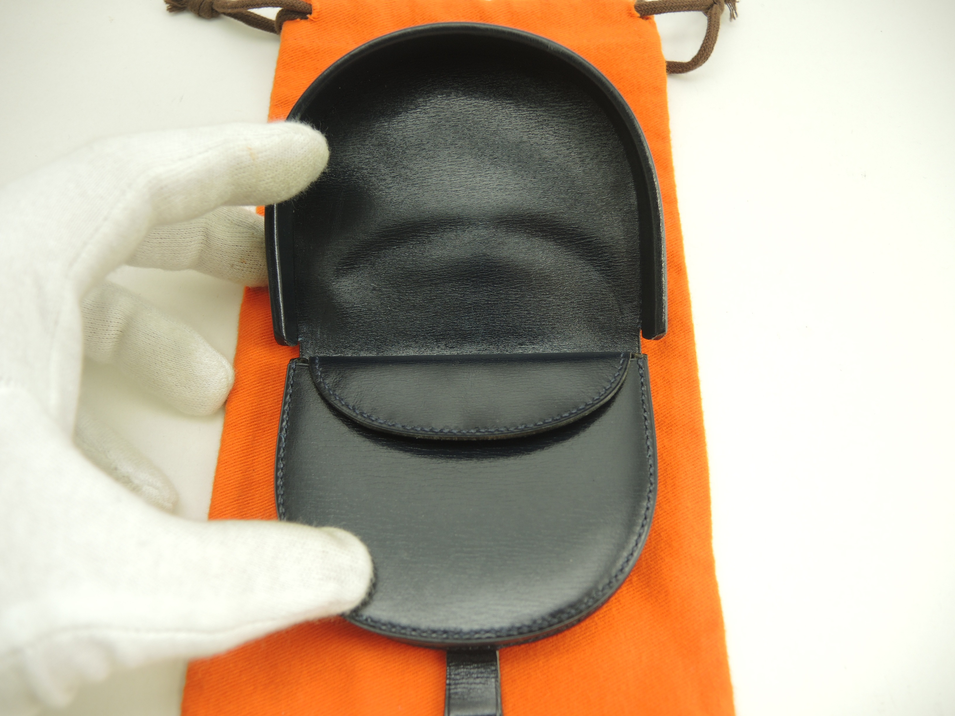 ブルゴーニュ ボックスカーフ インディゴブルー 小銭入 コインケース@ 11 ブルゴーニュ ボックスカーフ インディゴブルー 小銭入 コインケース@ 11