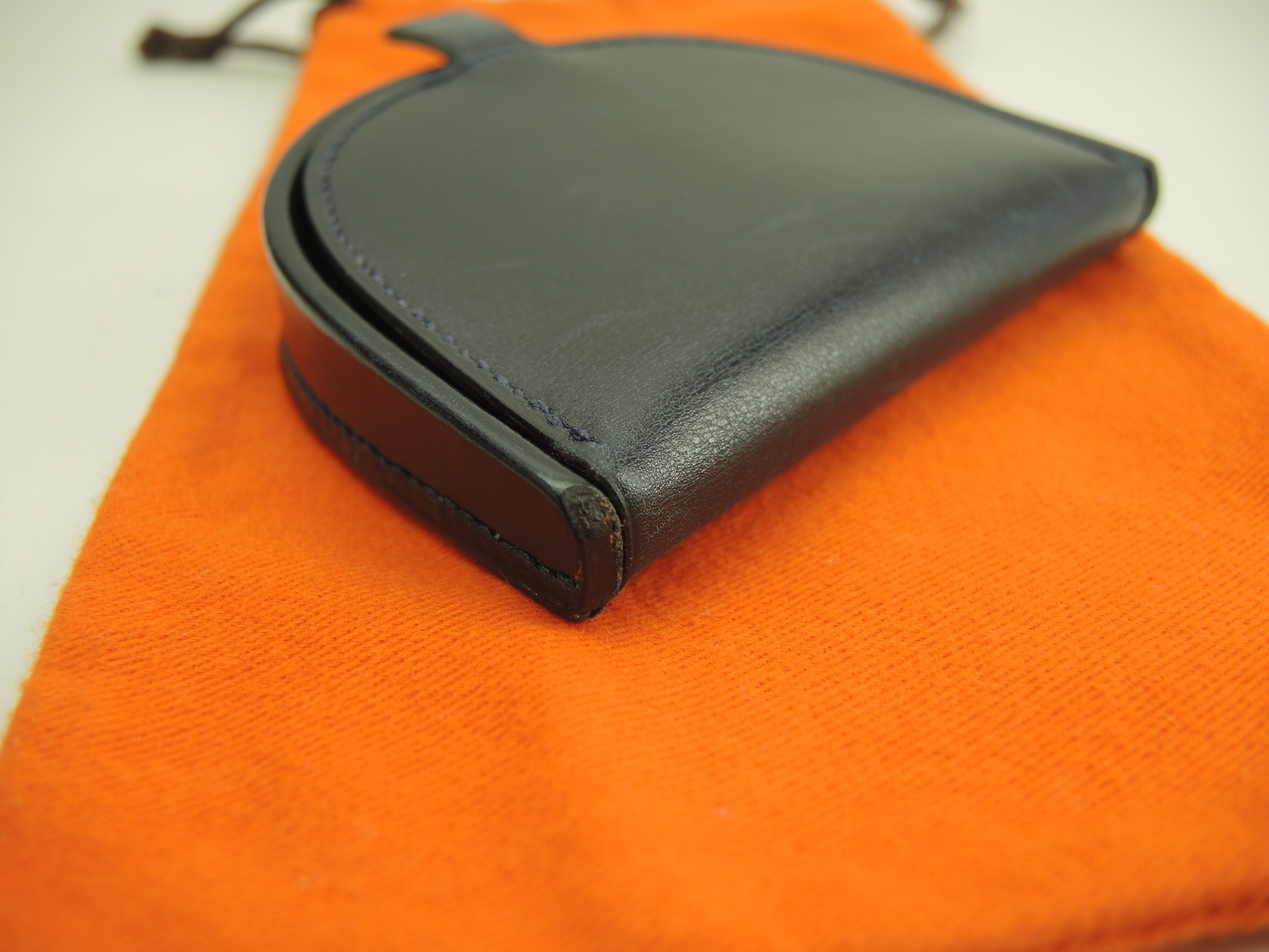 ブルゴーニュ ボックスカーフ インディゴブルー 小銭入 コインケース@ 11 ブルゴーニュ ボックスカーフ インディゴブルー 小銭入 コインケース@ 11