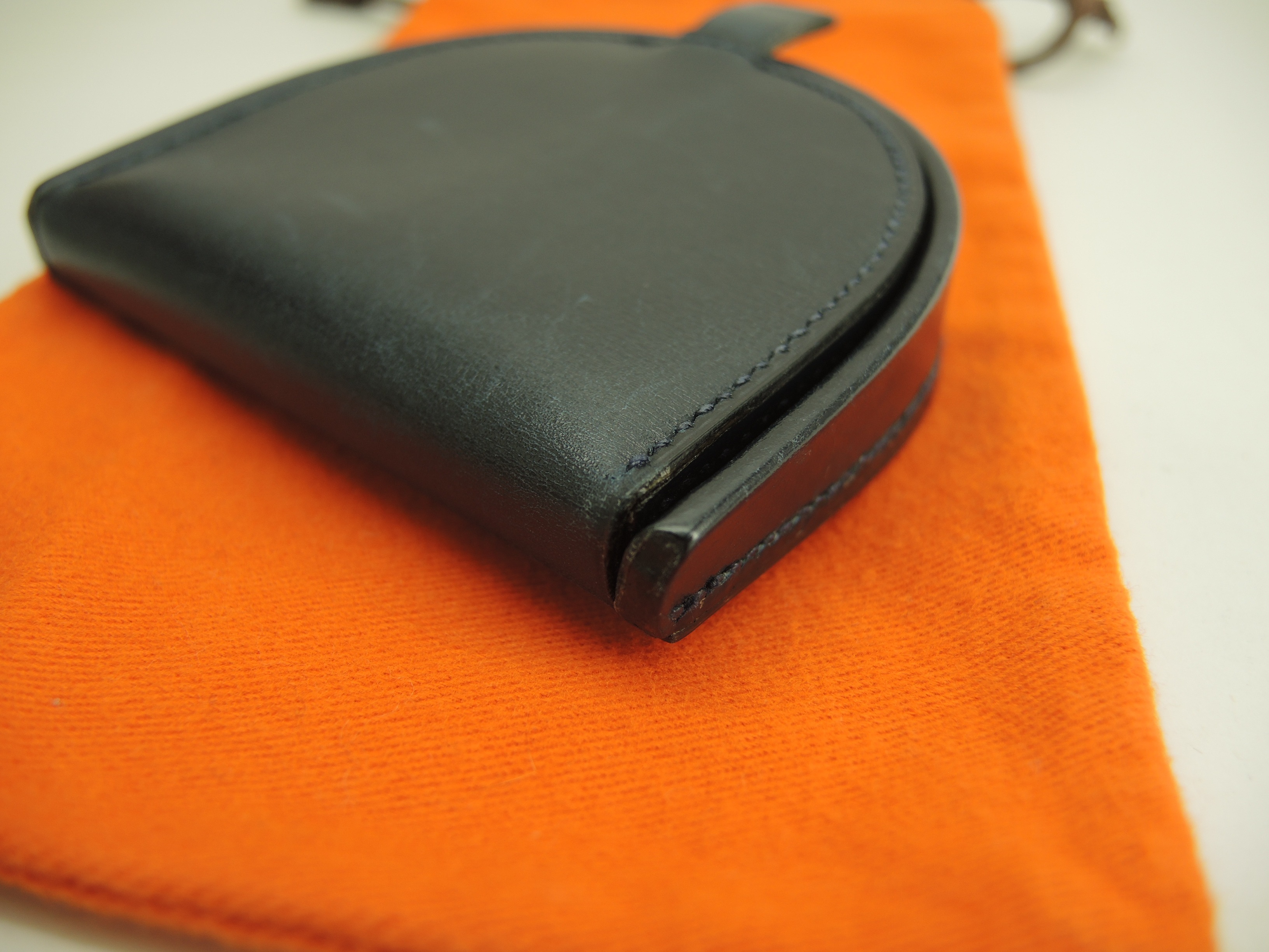 ブルゴーニュ ボックスカーフ インディゴブルー 小銭入 コインケース@ 11 ブルゴーニュ ボックスカーフ インディゴブルー 小銭入 コインケース@ 11