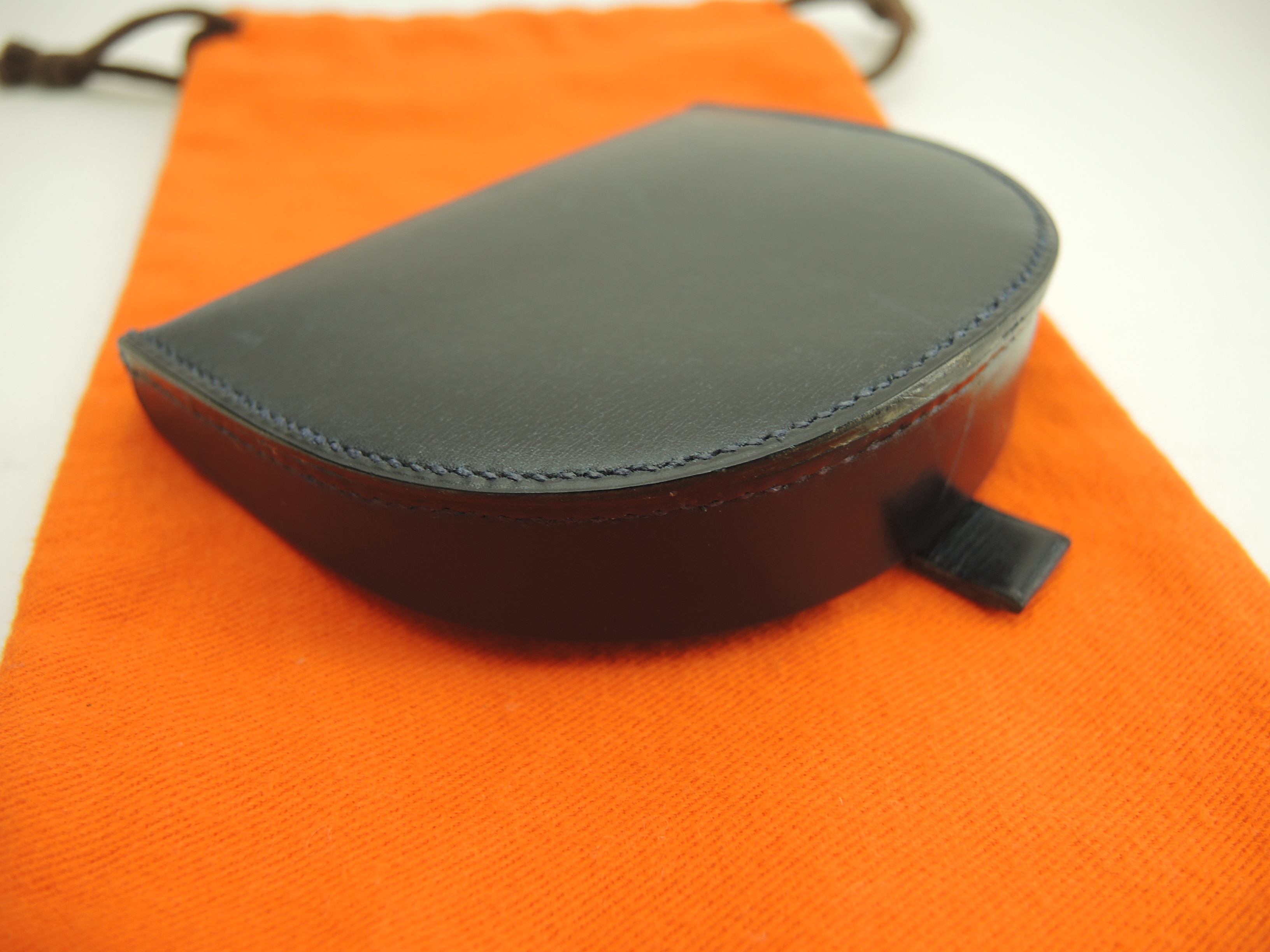 ブルゴーニュ ボックスカーフ インディゴブルー 小銭入 コインケース@ 11 ブルゴーニュ ボックスカーフ インディゴブルー 小銭入 コインケース@ 11