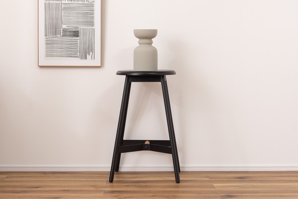 ハイスツール PC-972BK スツール カウンターチェア チェア 椅子 天然木 スチール まる 円座 円 円形 丸形 背もたれなし 来客用 シック モダン シンプル おしゃれ ブラック 黒 リビング ハイスツール PC-972BK スツール カウンターチェア チェア 椅子 天然木 スチール まる 円座 円 円形 丸形 背もたれなし 来客用 シック モダン シンプル おしゃれ ブラック 黒 リビング