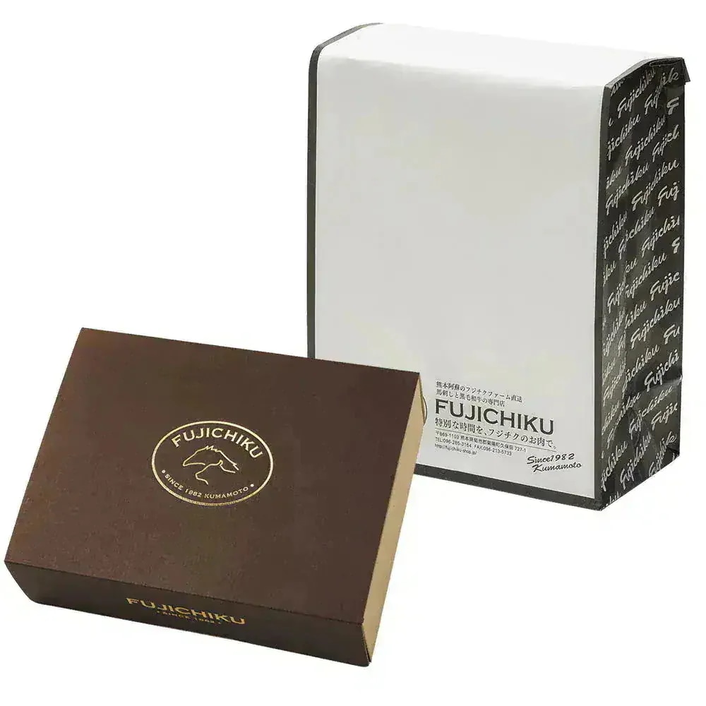 ふじ馬刺し 上赤身と中トロの詰合せ ギフト包装 二重包装で発送 ふじ馬刺し 上赤身と中トロの詰合せ ギフト包装 二重包装で発送