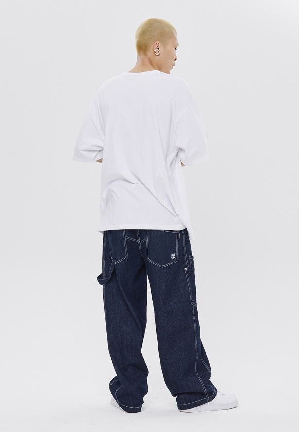 ROMANTIC CROWN】 VOLUME LOGO THUNDER CLOUD TEE SHIRT Tシャツ