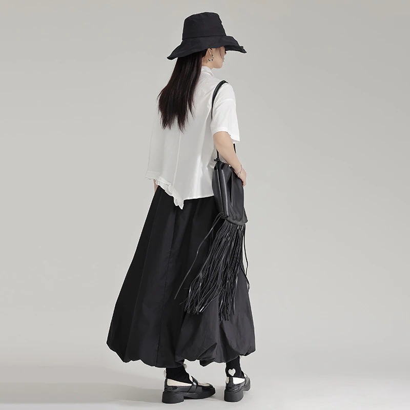 デザイン感は木の耳元シャツの女性の夏の半袖の甘いクールな風の独特な上着通勤トップス デザイン感は木の耳元シャツの女性の夏の半袖の甘いクールな風の独特な上着通勤トップス