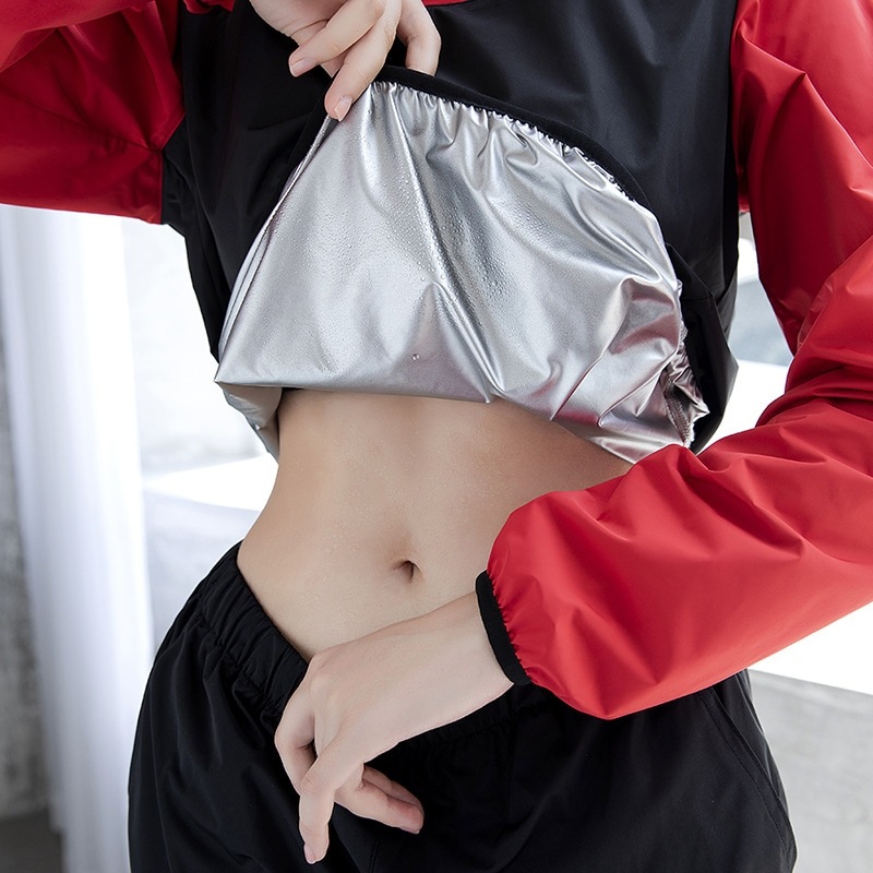 サウナスーツ レディース おしゃれ 発汗 ダイエット 洗濯可能 大きいサイズ 上下セット 密閉できる