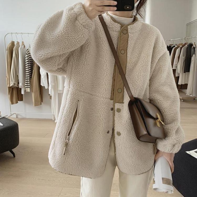 ボアジャケット レディース 春冬 カジュアル カジュアル もこもこ ムートンコート 切り替え 前開き 長袖 ゆったり きれいめ 可愛い ボアジャケット 厚手 防寒 お洒落 ボアジャケット レディース 春冬 カジュアル カジュアル もこもこ ムートンコート 切り替え 前開き 長袖 ゆったり きれいめ 可愛い ボアジャケット 厚手 防寒 お洒落