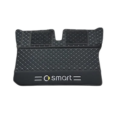 車のボンネット用の革製トランクマット,インテリアデザイン,451および453用の2つのカーアクセサリー