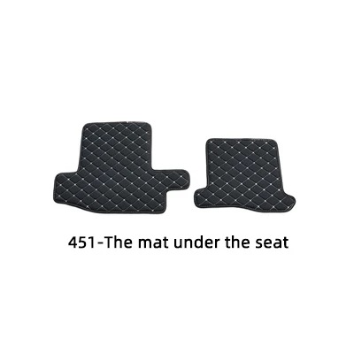 車のボンネット用の革製トランクマット,インテリアデザイン,451および453用の2つのカーアクセサリー