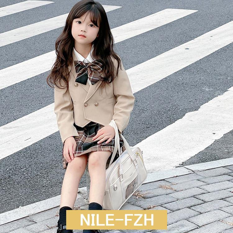 入学式 スーツ 女の子 3点セット 卒園式 スーツ 女の子 フォーマルスーツ 卒業式 子供 フォーマル スカート リボン 卒園式 結婚式 七五三 撮影