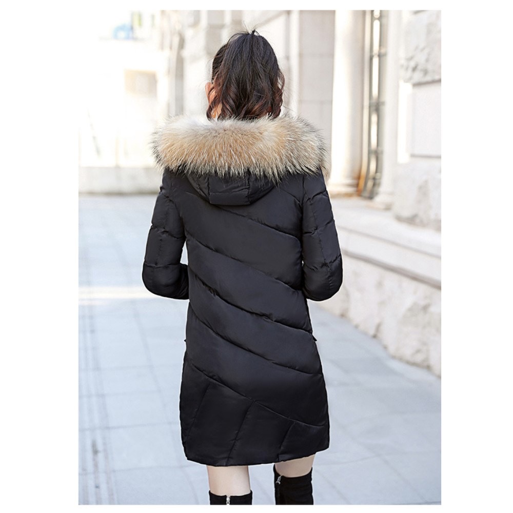 ダウンジャケット レディース ファーフードミドルダウン 丈 白 赤 防風 おしゃれ 冬 20代 ブランド 軽量 大きいサイズ ロング ダウン ジャンパー スリム ダウンコート 40代 きれいめ フード