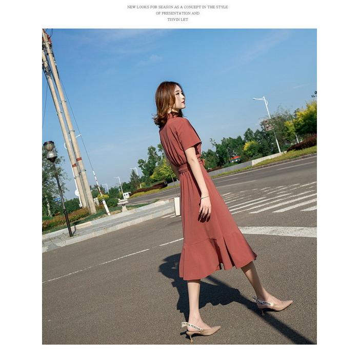 スーツワンピース レディース きれいめ 膝丈ワンピース 春夏新作 半袖ワンピース マーメイドスカート オシャレ結婚式ドレス 通勤OL ゆったり 30代 50代