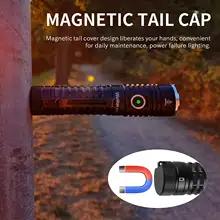 Wurkkos TS22 ハイパワー LED 懐中電灯 4500LM EDC 充電式ランプ 21700 XHP70 IP68 キャンプランタン電源銀行マグネットテール付き