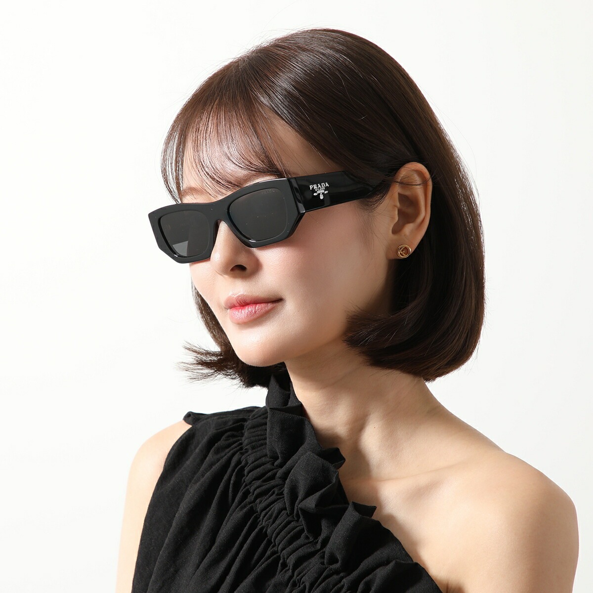 PRADA プラダ サングラス SPR A01 レディース スクエア型 セルフレーム フルリム ロゴ アイウェア 16K-08Z PRADA プラダ サングラス SPR A01 レディース スクエア型 セルフレーム フルリム ロゴ アイウェア 16K-08Z