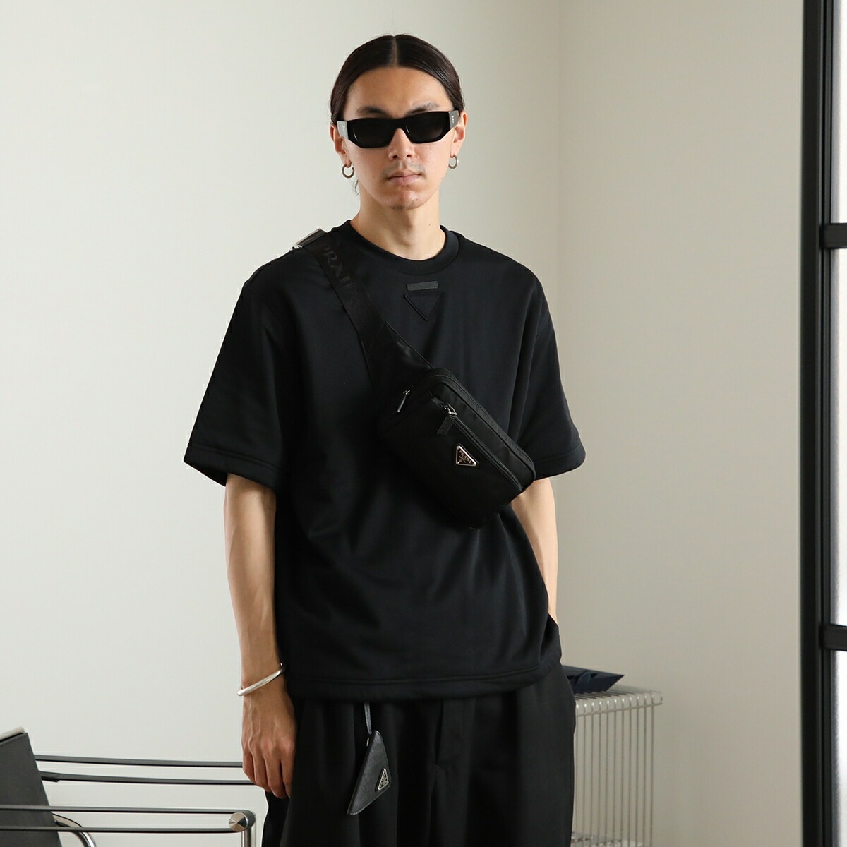 PRADA プラダ サングラス SPR A01 レディース スクエア型 セルフレーム フルリム ロゴ アイウェア 16K-08Z PRADA プラダ サングラス SPR A01 レディース スクエア型 セルフレーム フルリム ロゴ アイウェア 16K-08Z