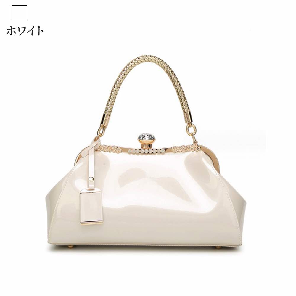 ハンドバッグ レディース エナメルバッグ ミニトートバッグ 春 ミニ