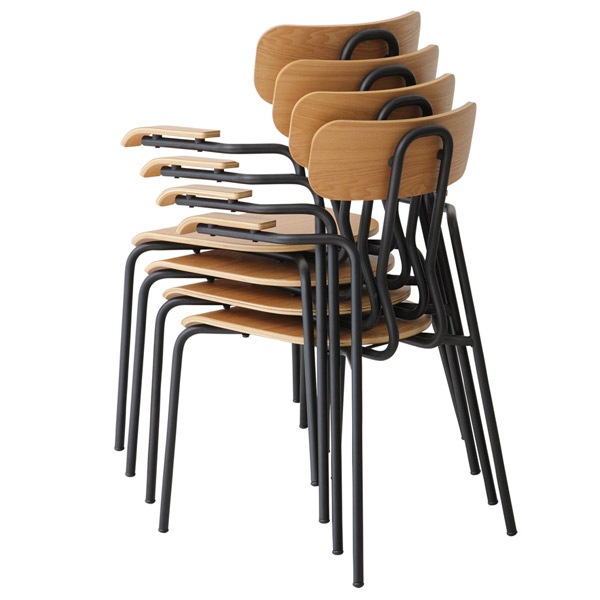 チェア アームチェア クラッシェ 2脚セット 木製 肘付き スチール 木目 ダイニングチェア デスクチェア セット スタッキング 北欧 異素材 天然木 チェア アームチェア クラッシェ 2脚セット 木製 肘付き スチール 木目 ダイニングチェア デスクチェア セット スタッキング 北欧 異素材 天然木