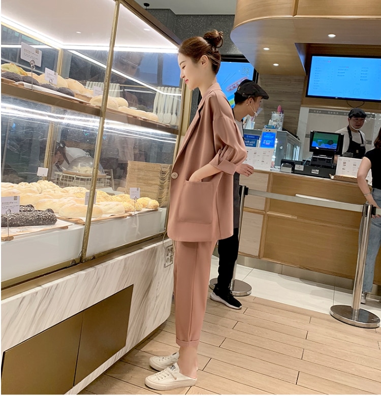 ワイドスーツセットアップ カジュアルスーツセット ウエストゴムパンツ 七分袖ジャケット トップス ボトムス パンツ セットアップ ジャケット スーツ ワイドパンツ ストレートパンツ 膝下 ロング ワイドスーツセットアップ カジュアルスーツセット ウエストゴムパンツ 七分袖ジャケット トップス ボトムス パンツ セットアップ ジャケット スーツ ワイドパンツ ストレートパンツ 膝下 ロング