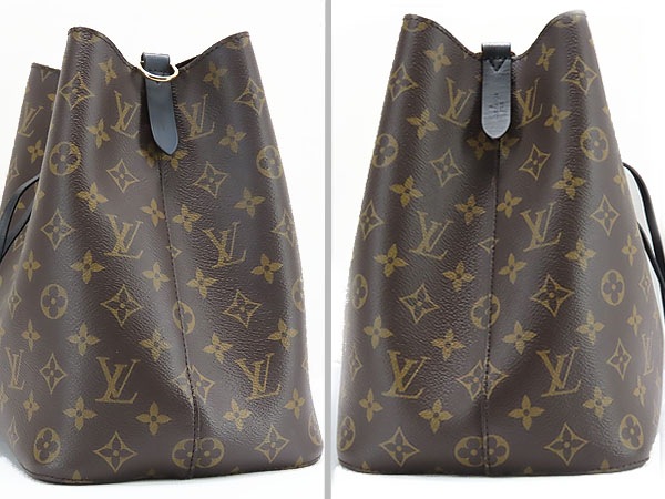 美品ルイヴィトンモノグラムネオノエ巾着型肩掛け斜め掛けショルダーバッグノワールM44020 美品ルイヴィトンモノグラムネオノエ巾着型肩掛け斜め掛けショルダーバッグノワールM44020