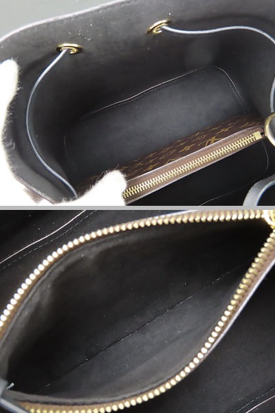 美品ルイヴィトンモノグラムネオノエ巾着型肩掛け斜め掛けショルダーバッグノワールM44020 美品ルイヴィトンモノグラムネオノエ巾着型肩掛け斜め掛けショルダーバッグノワールM44020