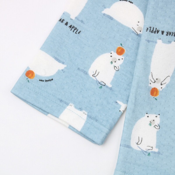 ポーラアップル長袖子供パジャマ(MFZSSW13) ポーラアップル長袖子供パジャマ(MFZSSW13)