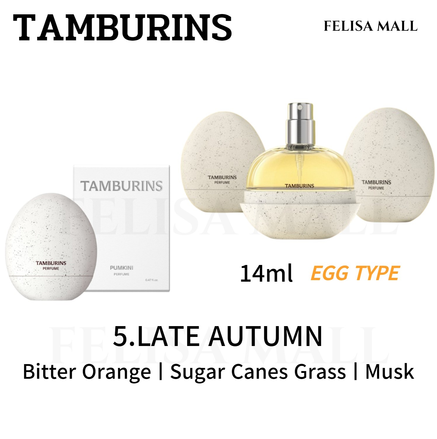 [tamburins] 【香水】 EGG PUMKINI /CHAMO 11ML シトラスライン 韓国 プレゼント用　THE DAY OF SORCERESS PERFUME