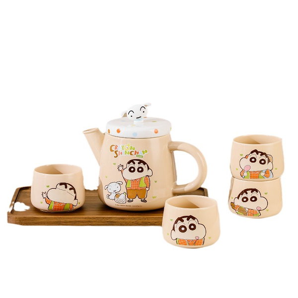 Qoo10] クレヨンしんちゃんセラミックティーポット