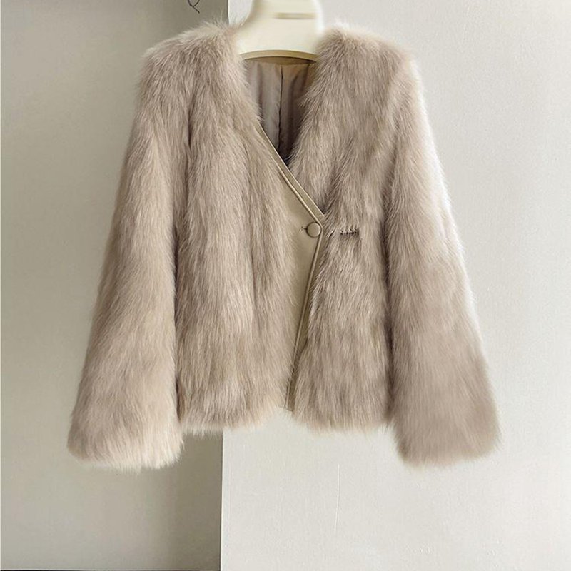 ファージャケット レディース ファーコート フェイクファー 毛足長い 秋冬服 ショート丈 毛皮コート vネック スリム 防風 柔らかい肌触り 着せ ギャル 防寒アウター もふもふ ルーズ エレガント ファージャケット レディース ファーコート フェイクファー 毛足長い 秋冬服 ショート丈 毛皮コート vネック スリム 防風 柔らかい肌触り 着せ ギャル 防寒アウター もふもふ ルーズ エレガント