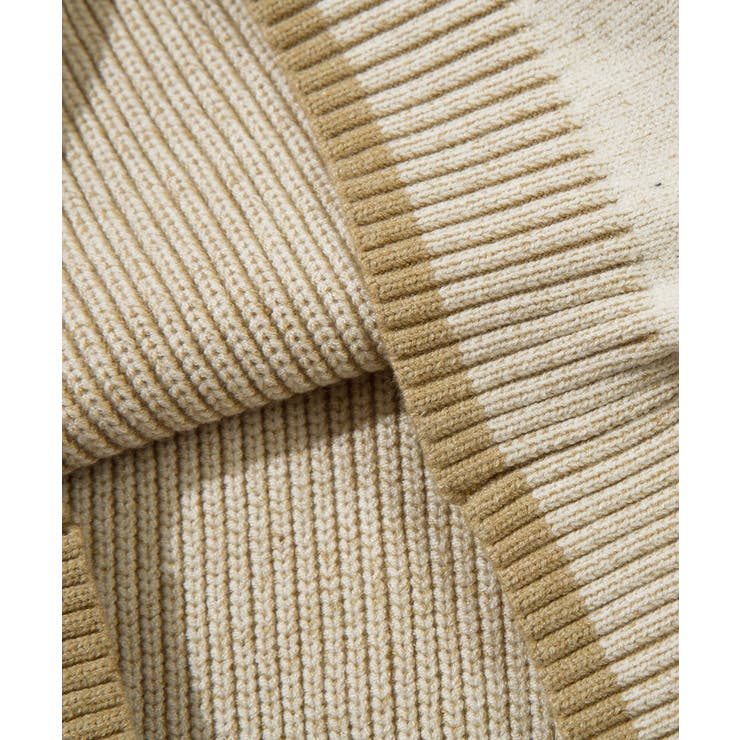 リブストライプセーター リブストライプセーター