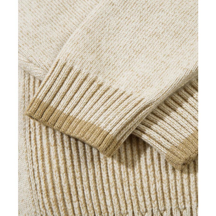 リブストライプセーター リブストライプセーター