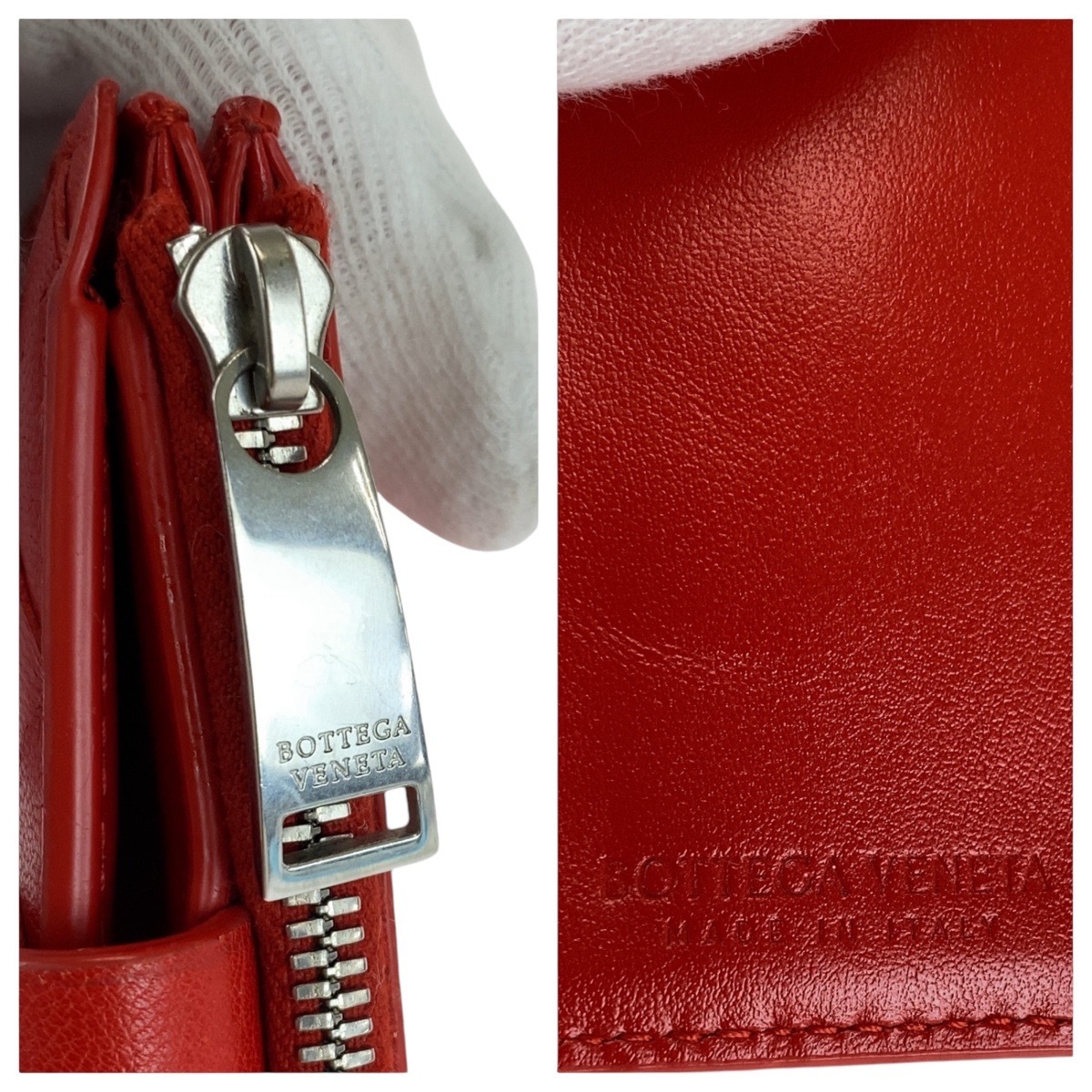 美品 マキシイントレチャート レッド シルバー金具 レザー 折財布 コンパクトウォレット レディース 410707 美品 マキシイントレチャート レッド シルバー金具 レザー 折財布 コンパクトウォレット レディース 410707