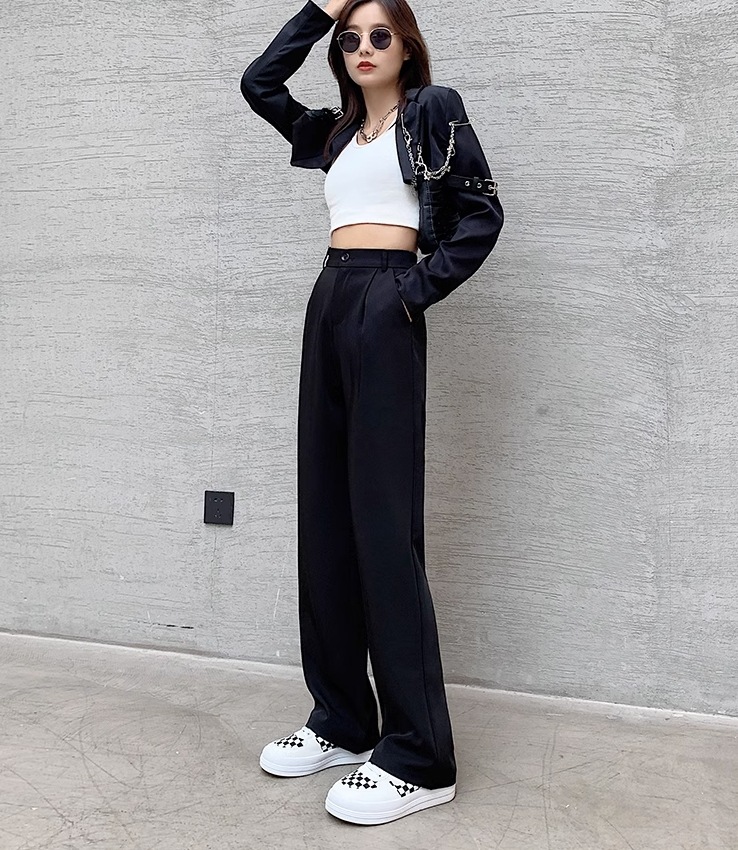 パンツ ストレートパンツ ロング ロング丈 ストレート ファスナー ポケット ハイウエスト かわいい 大人可愛い シンプル 大人 上品 おしゃれ お洒落 かっこいい 大人女子 こなれ感 クール 無地
