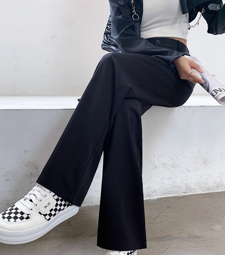 パンツ ストレートパンツ ロング ロング丈 ストレート ファスナー ポケット ハイウエスト かわいい 大人可愛い シンプル 大人 上品 おしゃれ お洒落 かっこいい 大人女子 こなれ感 クール 無地