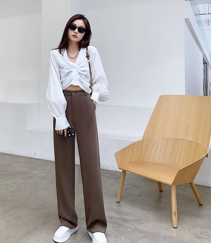 パンツ ストレートパンツ ロング ロング丈 ストレート ファスナー ポケット ハイウエスト かわいい 大人可愛い シンプル 大人 上品 おしゃれ お洒落 かっこいい 大人女子 こなれ感 クール 無地