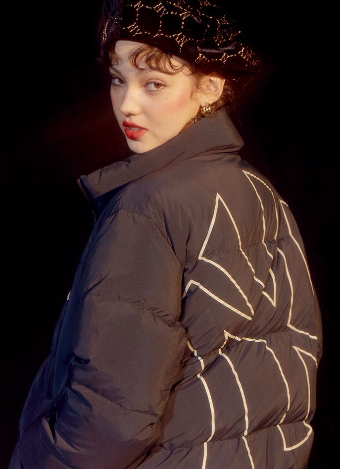 韓国大人気UnisexMEGA LOGO DUCK DOWN JACKET_ [5色]