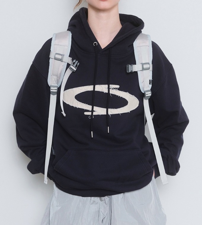 APPLIQUE LOGO HOODIE (2 COLORS) APPLIQUE LOGO HOODIE (2 COLORS)