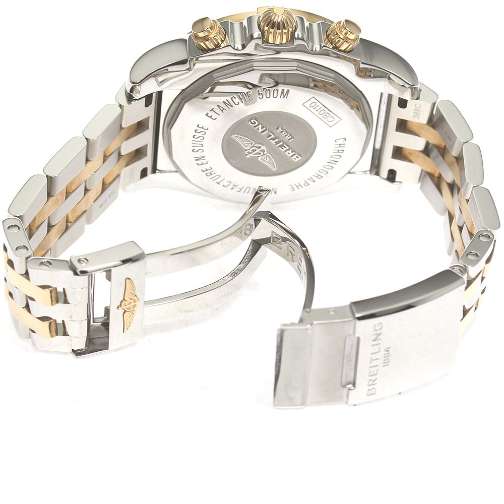 ブライトリング BREITLING CB0110 クロノマット44 K18PGコンビ 自動巻き メンズ 保証書付き_829511【中古】