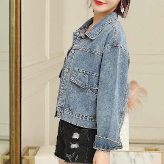 デニムジャケット レディース ルーズ ミニ丈 ショートジャケット ジャンパー Gジャン 長袖 カジュアル 韓流 ライトアウター デニムジャケット レディース ルーズ ミニ丈 ショートジャケット デニムジャケット レディース ルーズ ミニ丈 ショートジャケット ジャンパー Gジャン 長袖 カジュアル 韓流 ライトアウター デニムジャケット レディース ルーズ ミニ丈 ショートジャケット