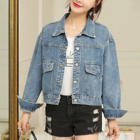 デニムジャケット レディース ルーズ ミニ丈 ショートジャケット ジャンパー Gジャン 長袖 カジュアル 韓流 ライトアウター デニムジャケット レディース ルーズ ミニ丈 ショートジャケット デニムジャケット レディース ルーズ ミニ丈 ショートジャケット ジャンパー Gジャン 長袖 カジュアル 韓流 ライトアウター デニムジャケット レディース ルーズ ミニ丈 ショートジャケット