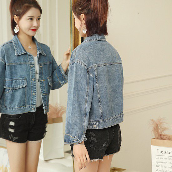 デニムジャケット レディース ルーズ ミニ丈 ショートジャケット ジャンパー Gジャン 長袖 カジュアル 韓流 ライトアウター デニムジャケット レディース ルーズ ミニ丈 ショートジャケット デニムジャケット レディース ルーズ ミニ丈 ショートジャケット ジャンパー Gジャン 長袖 カジュアル 韓流 ライトアウター デニムジャケット レディース ルーズ ミニ丈 ショートジャケット