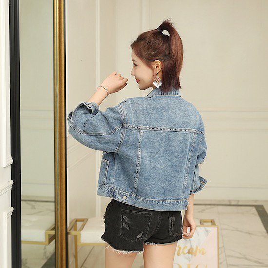 デニムジャケット レディース ルーズ ミニ丈 ショートジャケット ジャンパー Gジャン 長袖 カジュアル 韓流 ライトアウター デニムジャケット レディース ルーズ ミニ丈 ショートジャケット デニムジャケット レディース ルーズ ミニ丈 ショートジャケット ジャンパー Gジャン 長袖 カジュアル 韓流 ライトアウター デニムジャケット レディース ルーズ ミニ丈 ショートジャケット