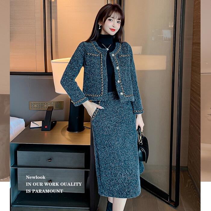 入学式 ママスーツ レディース ノーカラー ジャケット スカート ミモレ丈 卒業式 母 卒園式 入園式 セレモニー 七五三 お宮参り 母親 ママ 長袖 大人可愛い カジュアル フォーマル オフィス グ