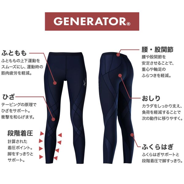 ワコール Wacoal シーダブリューエックス CW-X Womens ジェネレーター ホットタイプ ワコール Wacoal シーダブリューエックス CW-X Womens ジェネレーター ホットタイプ