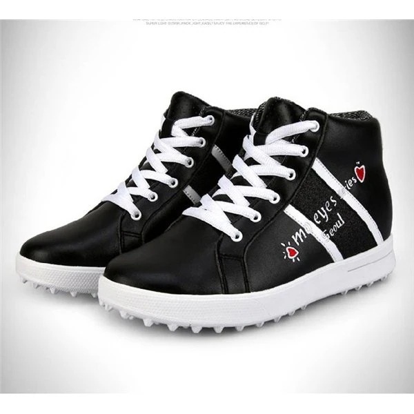 ゴルフシューズ レディース ハイカット PU カジュアル スパイクレス 軽量 スポーツ 防水 通気 ゴルフシューズ レディース ハイカット PU カジュアル スパイクレス 軽量 スポーツ 防水 通気