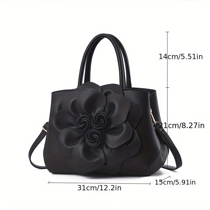 シンプル 上品 レディース ショルダーバッグ ローズ柄 花柄 大容量 軽量 通勤 通学 ママバッグ 旅行 斜めがけ 肩掛け 春 夏 秋 冬 ギフト プレゼント 高見え 大人可愛い