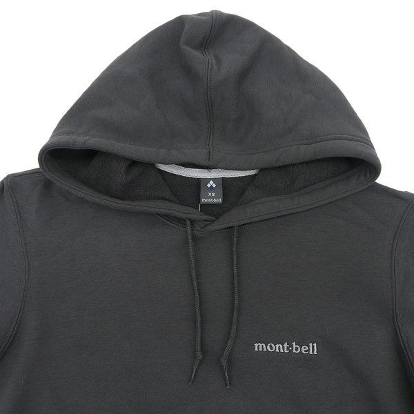 モンベル パーカー フーディ メンズ レディース コットン カンガルーポケット UVカット S ダークグレー COTTON HOODIE RS2104648DGY mont-bell